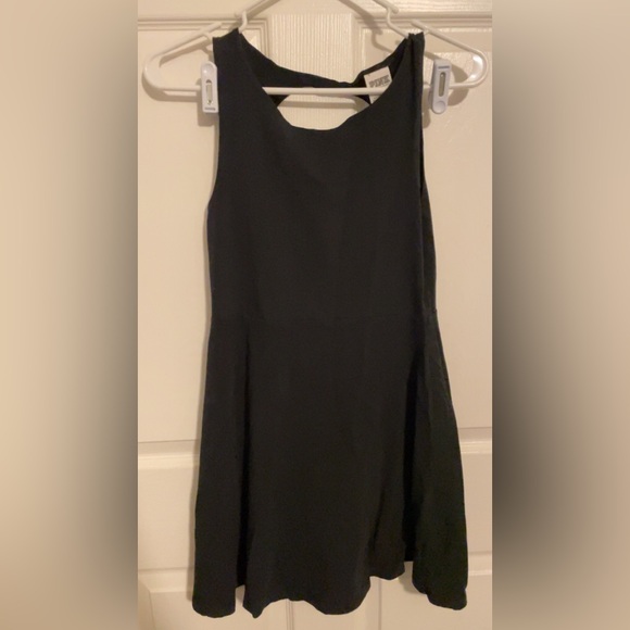 PINK Victoria's Secret Dresses & Skirts - PINK Victoria's Secret Black Midi Dress